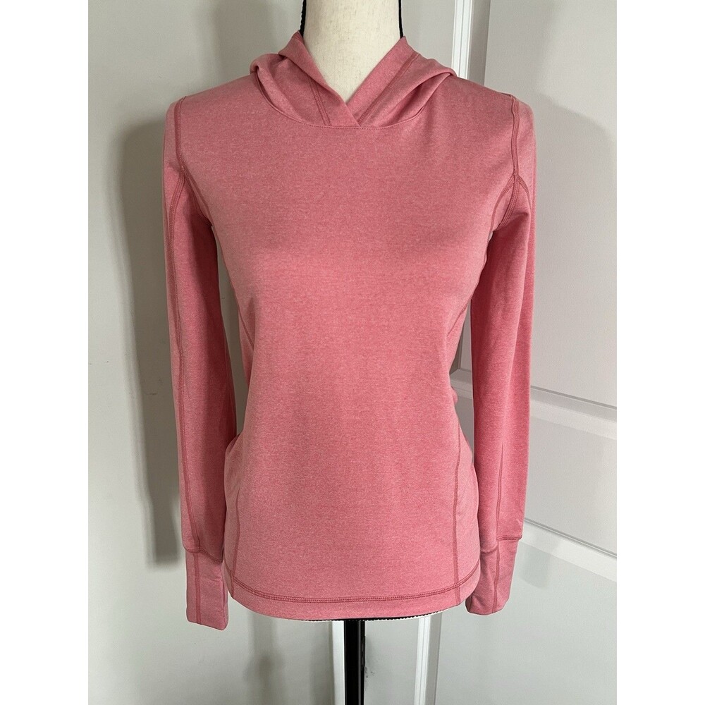 NWT J. Crew Lycra Sport Hooded Pullover Light Red XS